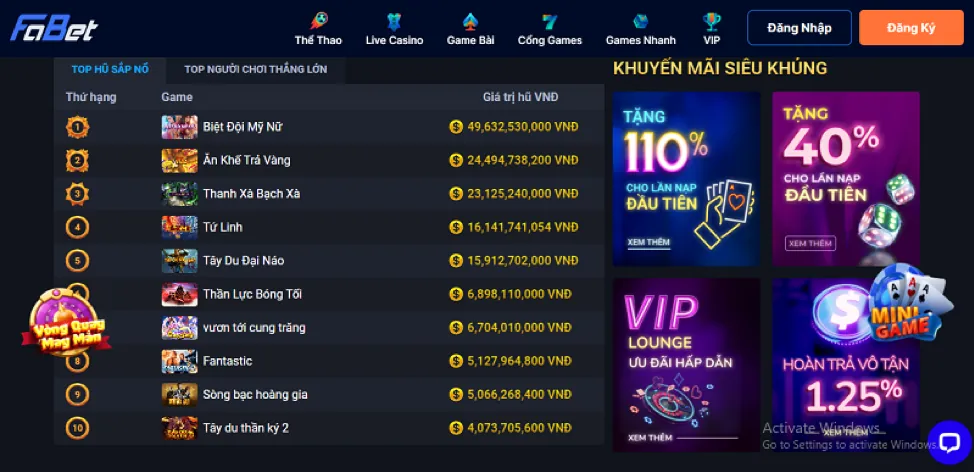 Slot game tại bec88
